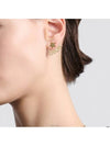 Revolution Star Detail Metal Earrings Gold - DIOR - BALAAN 4