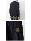 Wappen Patch Cotton Knit Top Navy - STONE ISLAND - BALAAN 6