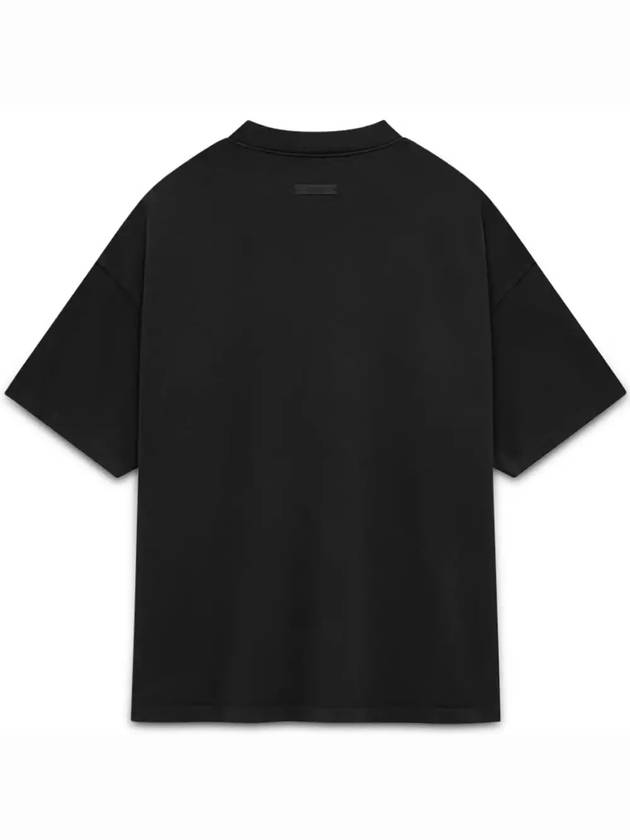 Heavy Crewneck Short Sleeve T-Shirt Black - FEAR OF GOD - BALAAN 4