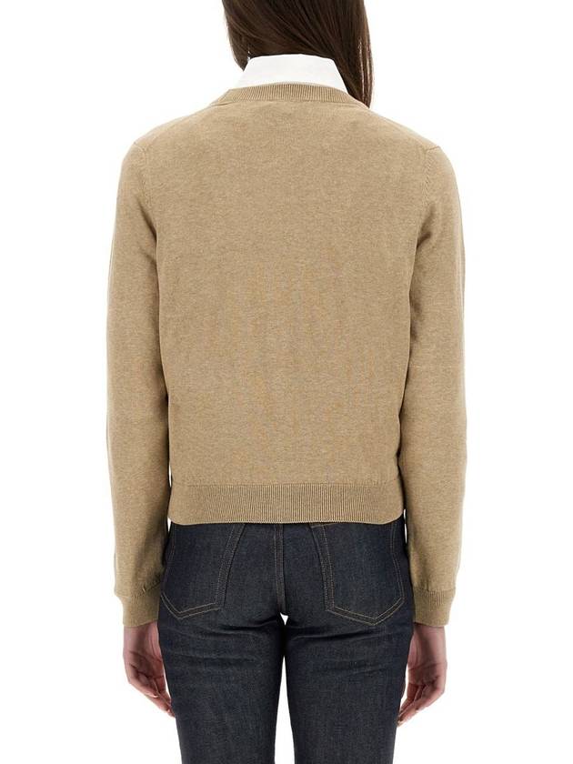 Josephine Crop Cardigan Beige - A.P.C. - BALAAN 4