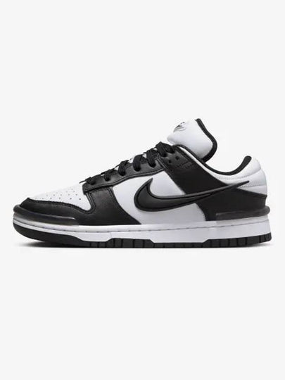 Women's Dunk Low Twist Low Top Sneakers White Black - NIKE - BALAAN 2