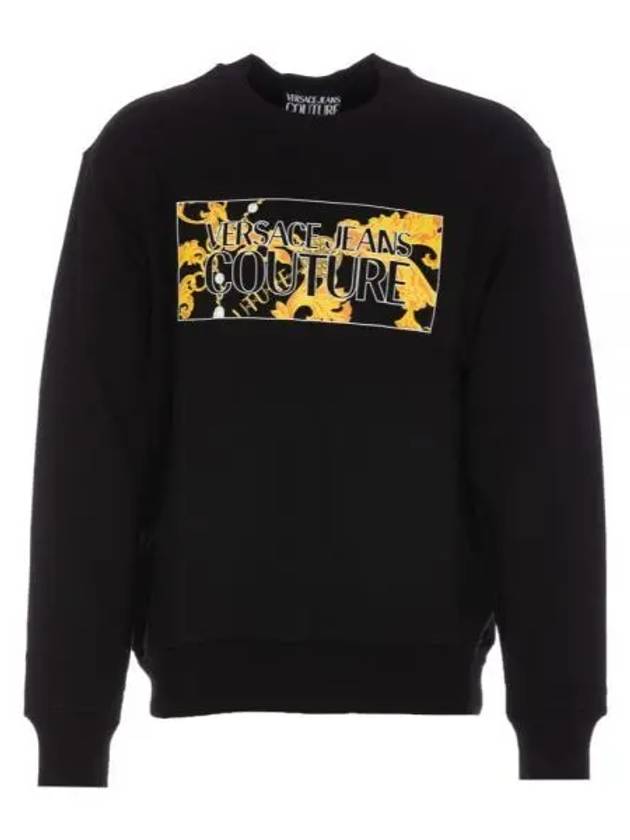 Square Pearls Logo Sweatshirt Black - VERSACE - BALAAN 2