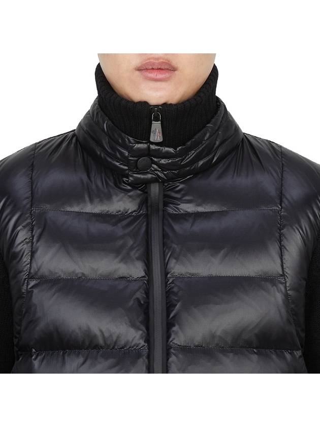 Grenoble Padded Zip-Up Jacket Black - MONCLER - BALAAN 7