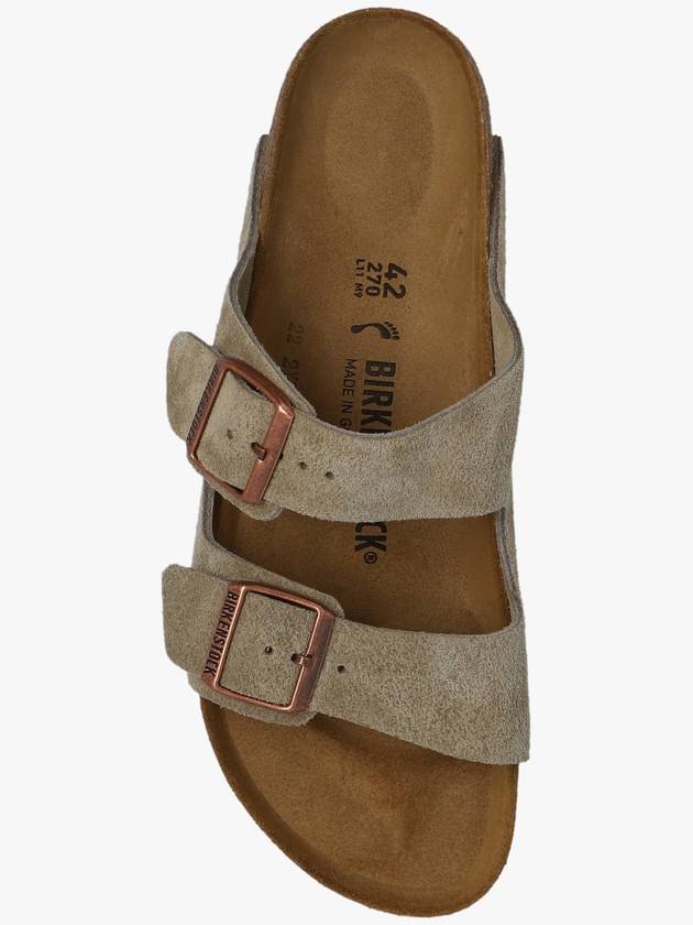 Birkenstock ‘Arizona BS’ Slides, Women's, Beige - BIRKENSTOCK - BALAAN 6