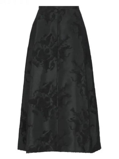 Jacquard pattern satin skirt - FABIANA FILIPPI - BALAAN 1