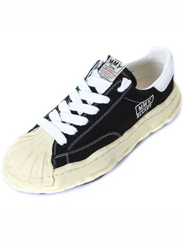 Blakey VL OG Sole Canvas Low-top Sneakers Black - MIHARA YASUHIRO - BALAAN 3