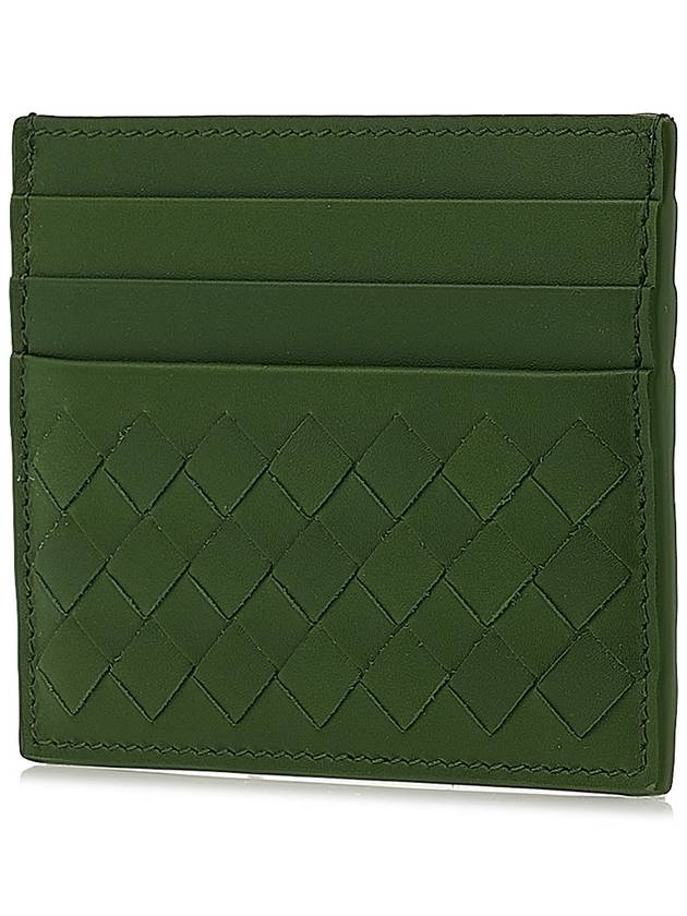 Intrecciato Classic Card Wallet Green - BOTTEGA VENETA - BALAAN 3