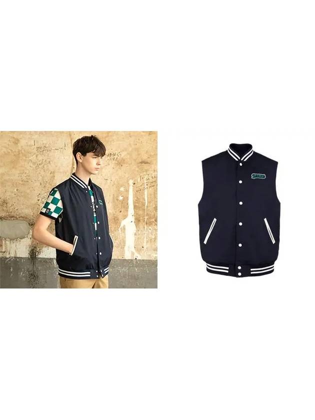 Golf Tennis Character Woven Vest Vest Navy - AVAVE - BALAAN 3