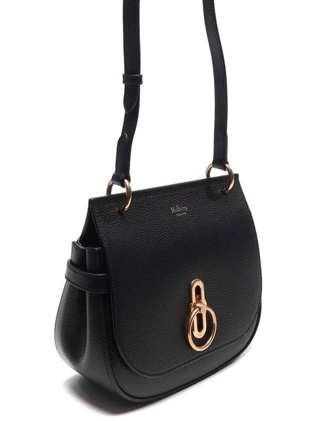 Amberley Classic Satchel Small Grain Shoulder Bag Black - MULBERRY - BALAAN 4