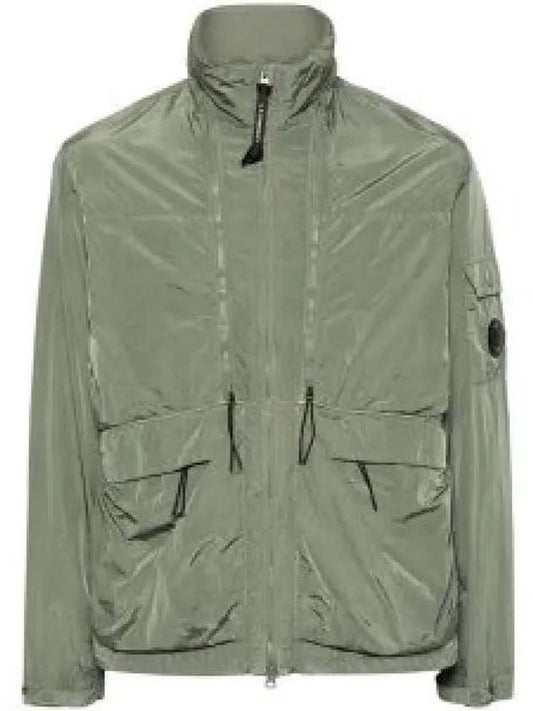 Men's Chrome-R Zip-Up Jacket Green - CP COMPANY - BALAAN 2