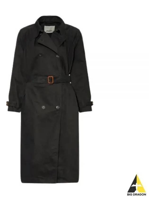 Edenna Trench Coat Black - ISABEL MARANT - BALAAN 2