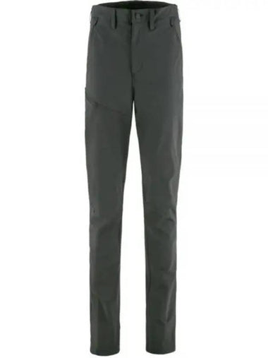 Men's Abisko Trail Stretch Trousers M Dark Grey - FJALL RAVEN - BALAAN 1