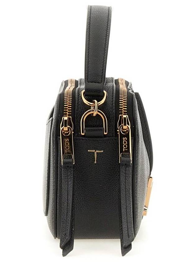 T Timeless Leather Cross Bag Black - TOD'S - BALAAN 5