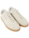 Parrel Suede Low-Top Sneakers Dusty White - BALLY - BALAAN 4