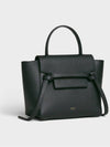 Grain Leather Nano Belt Tote Bag Black - CELINE - BALAAN 3