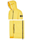 Wappen Patch Skin Touch Nylon Hooded Jacket Yellow - STONE ISLAND - BALAAN 6