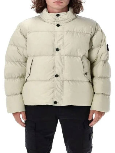 Crinkle Labs Nylon Down Jacket Stucco 40123 V0097 - STONE ISLAND - BALAAN 1