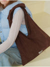 Ribbon detailed Swade shoulder bag Chocolate Brown - OPENING SUNSHINE - BALAAN 3