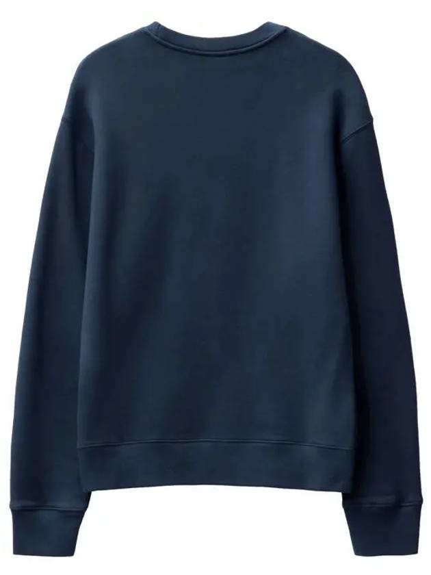 Fox Cotton Sweatshirt Navy - MAISON KITSUNE - BALAAN 3