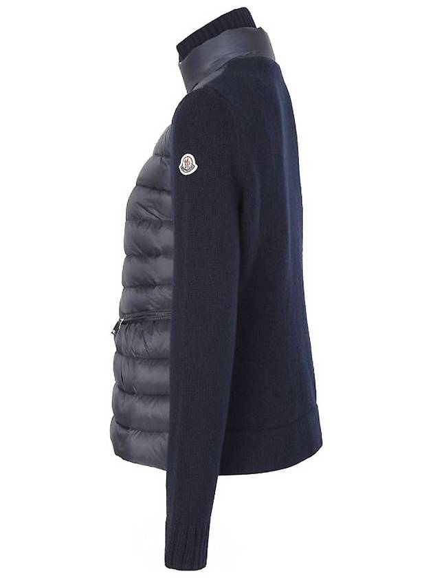 Cashmere knit lightweight padded zipup - MONCLER - BALAAN 2