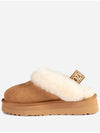 Australia Ozwear UGG Slippers High Heel Winter Fur Shoes Indoor OZ114 Chestnut - OZWEAR UGG - BALAAN 4