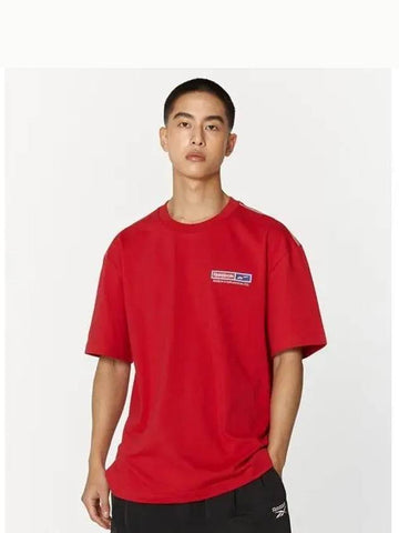 small square t shirt red - REEBOK - BALAAN 1