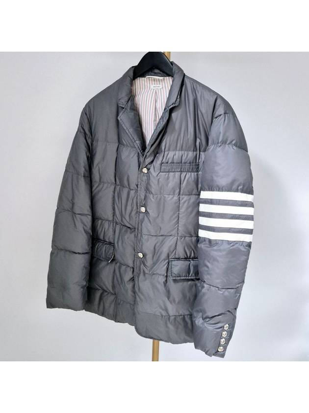 Thom Browne diagonal armband padded blazer jacket gray size 4 - MONCLER - BALAAN 1