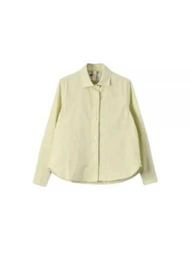 24 MHL SIMPLE SHIRT PALE YELLOW WHSH0120S24LCP PLY - MARGARET HOWELL - BALAAN 1