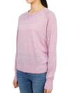 Women's Crew Neck Wool Knit Top Light Pink - VANESSA BRUNO - BALAAN 3