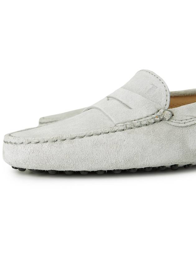 Gommino Suede Driving Shoes Grey - TOD'S - BALAAN 9