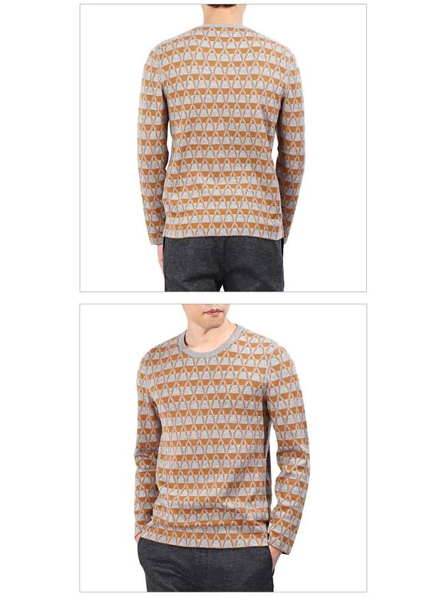 Jacquard crew neck sweater PO0007A16 1362 - LANVIN - BALAAN 3