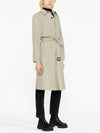 Garance Belt Single Trench Coat Putty - A.P.C. - BALAAN 4