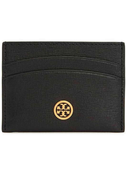 Robinson Card Wallet Black - TORY BURCH - BALAAN.