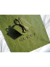 GG LOVE logo twilly silk scarf beige 681909 - GUCCI - BALAAN 4