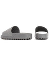 Women's Embossed Logo Slippers Grey - TOD'S - BALAAN 7