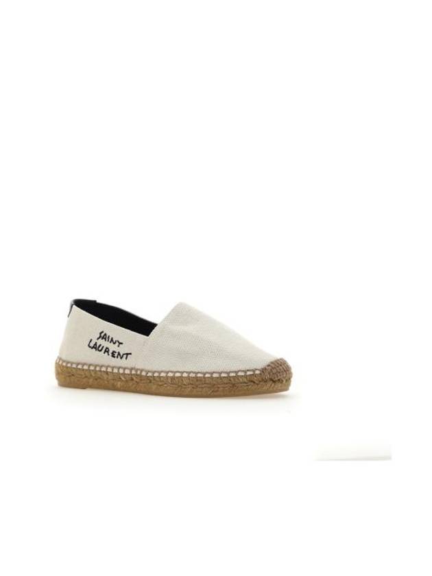 Women's Monogram Canvas Espadrilles Beige - SAINT LAURENT - BALAAN 2