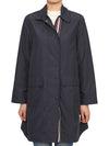 Military Ripstop Round Collar Over Pea Coat Navy - THOM BROWNE - BALAAN 2