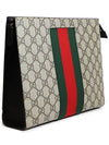 Gucci 475316 GG Supreme Canvas Web Clutch - GUCCI - BALAAN 2