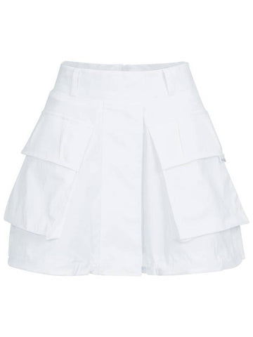 C23SSK011W Chic Volume Skirt White - CHUCUCHU - BALAAN 1