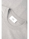 Small Heart Logo Boxy Fit Short Sleeve T-shirt Grey - AMI - BALAAN 8