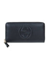 Soho Zipper Tassel Long Wallet Black - GUCCI - BALAAN 1