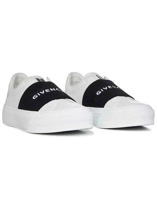 City Banding Logo Low Top Sneakers White - GIVENCHY - BALAAN 4