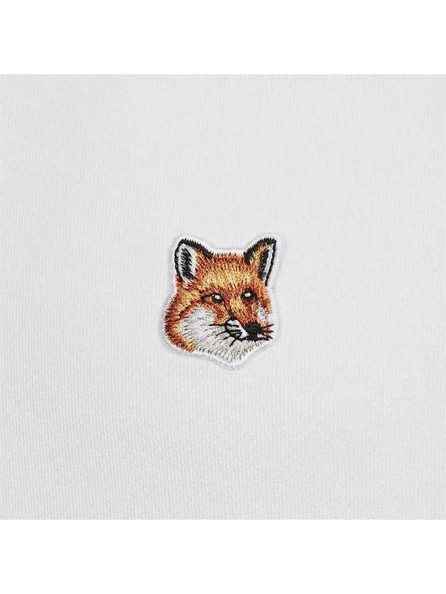 Fox Head Patch Classic Sweatshirt White - MAISON KITSUNE - BALAAN 5