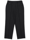 Pintuck tapered fit pants BLACK WOMAN - MALBON GOLF - BALAAN 1