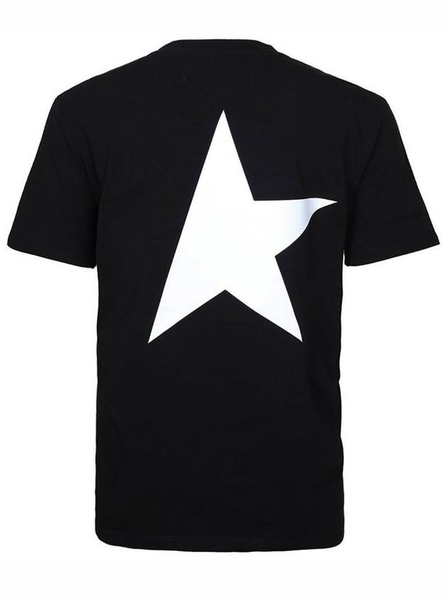 Back Big Star Short Sleeve T-Shirt Black - GOLDEN GOOSE - BALAAN 3