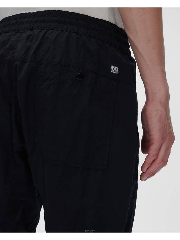 Lens Wappen Straight Pants Black - CP COMPANY - BALAAN 5