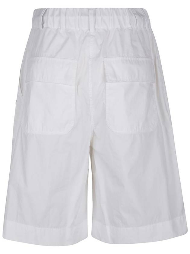 Highwaist Drawstring Shorts White - MONCLER - BALAAN 3