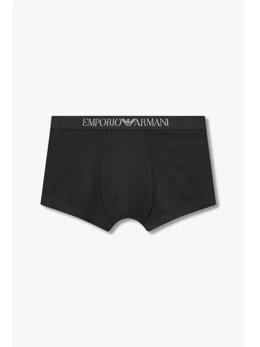 UNDERWEAR Men s Logo Banding Solid Drawn Black - EMPORIO ARMANI - BALAAN 1