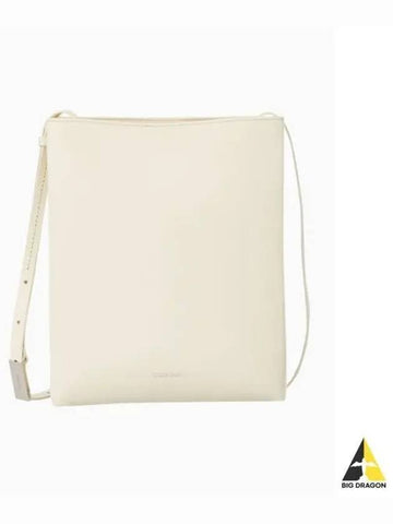 JEANS Women s Ivory Line Leather Crossbody Bag DH3772 YAC - CALVIN KLEIN - BALAAN 1