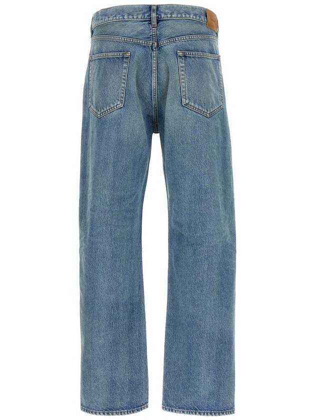 Loose Fit Mid Rise Jeans Blue - SAINT LAURENT - BALAAN 3